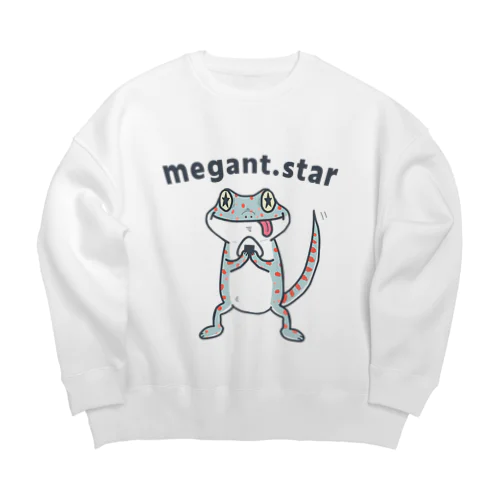 腹ペコトッケイ Big Crew Neck Sweatshirt