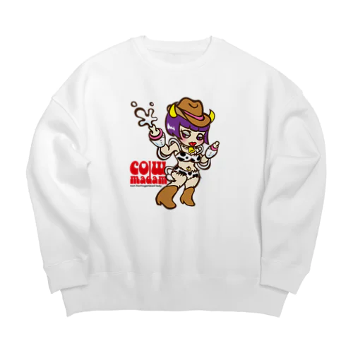 カウマダムさん Big Crew Neck Sweatshirt