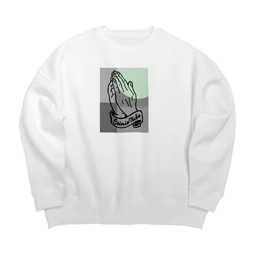 【Prayシリーズ】Crimie Tribe Big Crew Neck Sweatshirt