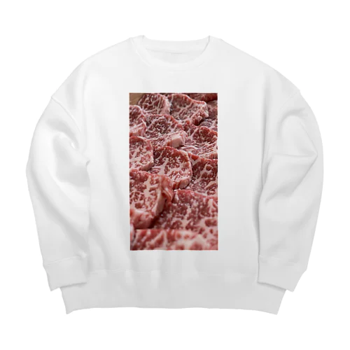 肉 Big Crew Neck Sweatshirt