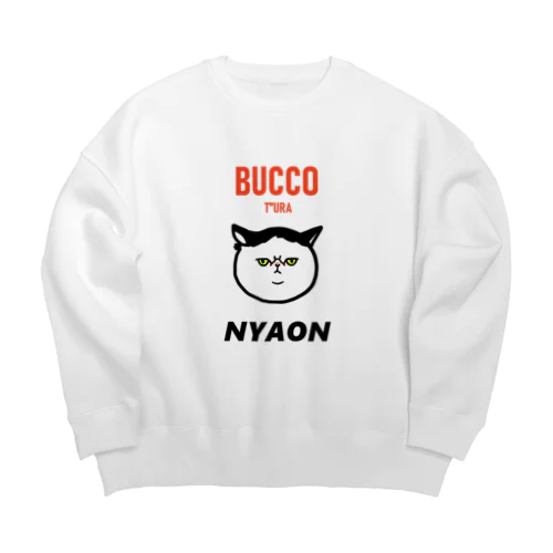 BUCCO NYAON ビッグシルエットスウェット