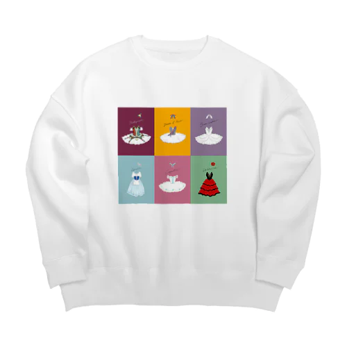 Ballet Costume Series Big Crew Neck Sweatshirt