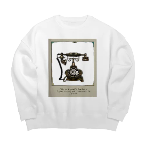 古き幸せなもの Big Crew Neck Sweatshirt