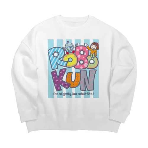 ロボクン Big Crew Neck Sweatshirt