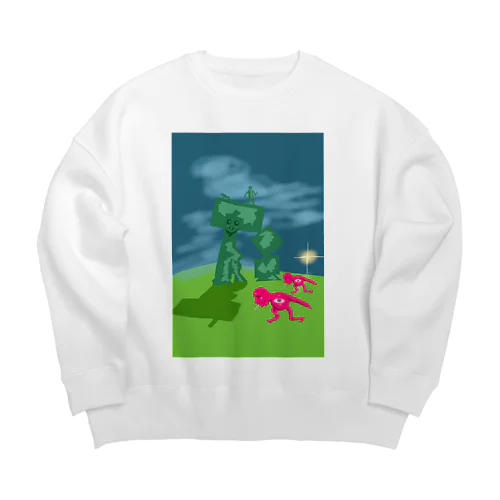 たのしいせかい Big Crew Neck Sweatshirt