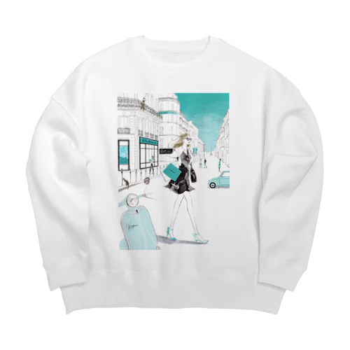 ショッピング Big Crew Neck Sweatshirt