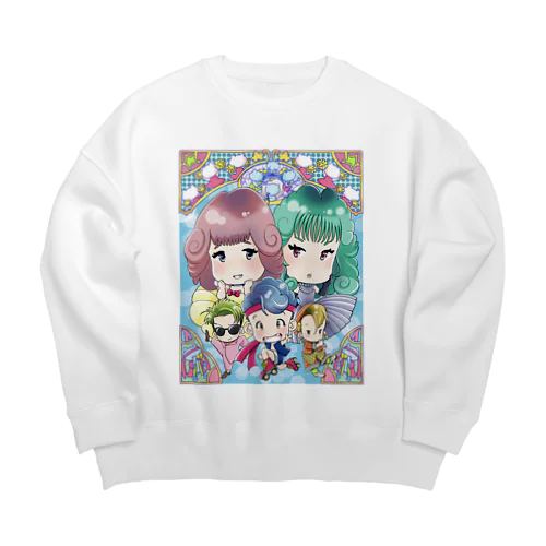 80_japanese_idol Big Crew Neck Sweatshirt