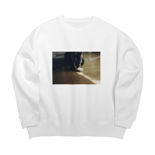 mofu-annyo Big Crew Neck Sweatshirt