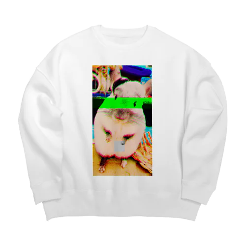 psychedelic OMARU Big Crew Neck Sweatshirt