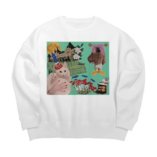 Lunandy Big Crew Neck Sweatshirt