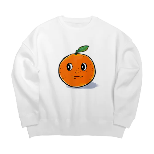 オレンジくん Big Crew Neck Sweatshirt