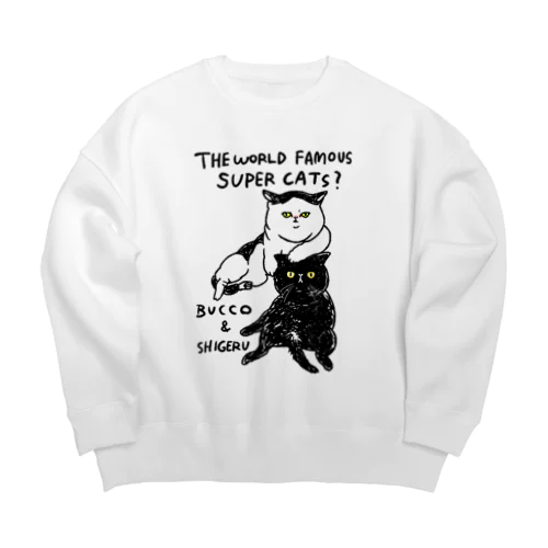 世界のぶっこ＆しげる Big Crew Neck Sweatshirt