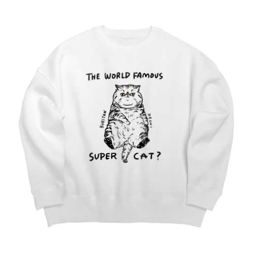 世界のぶりたん Big Crew Neck Sweatshirt