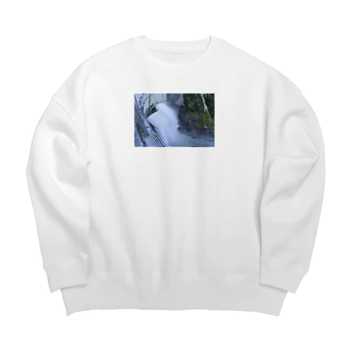 黒部ダムの観光放水 Big Crew Neck Sweatshirt