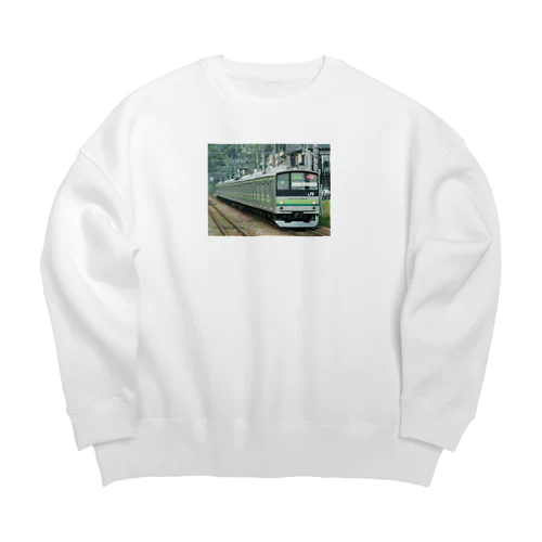 JR横浜線（205系） Big Crew Neck Sweatshirt