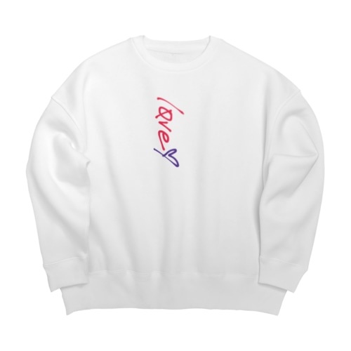 愛 Big Crew Neck Sweatshirt