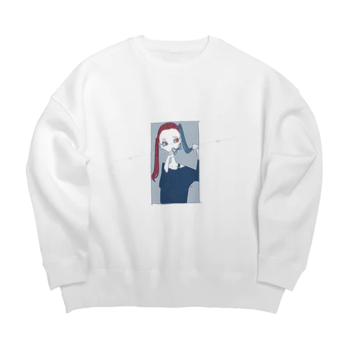 キリトリセン Big Crew Neck Sweatshirt