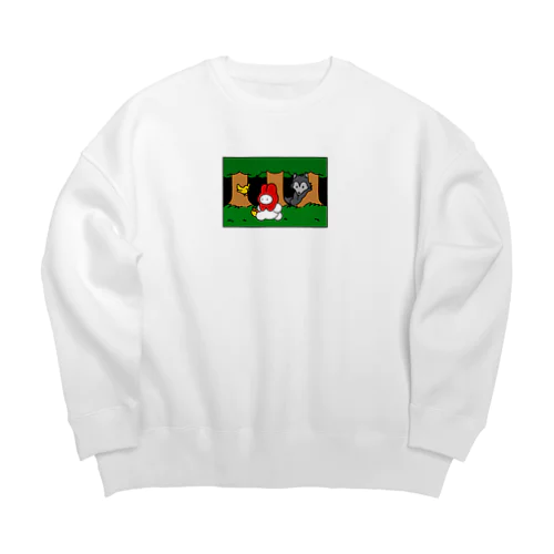 森の中 Big Crew Neck Sweatshirt