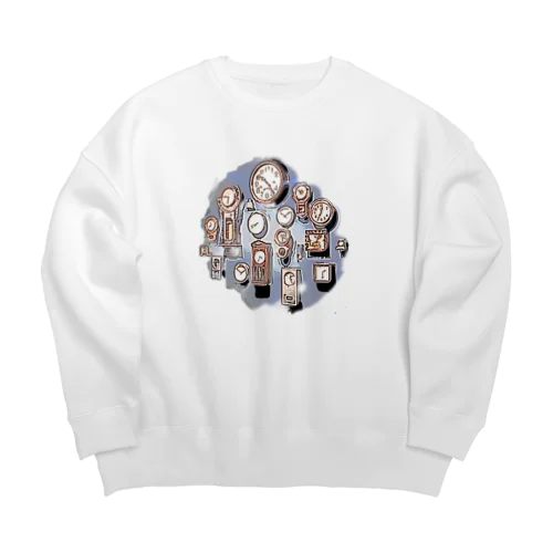 時計 Big Crew Neck Sweatshirt