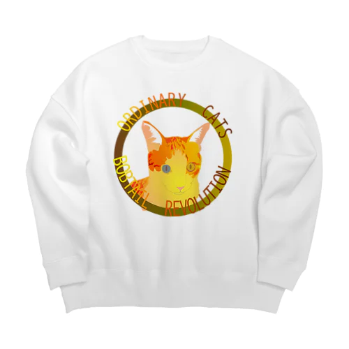 Ordinary Cats01h.t.(秋) Big Crew Neck Sweatshirt