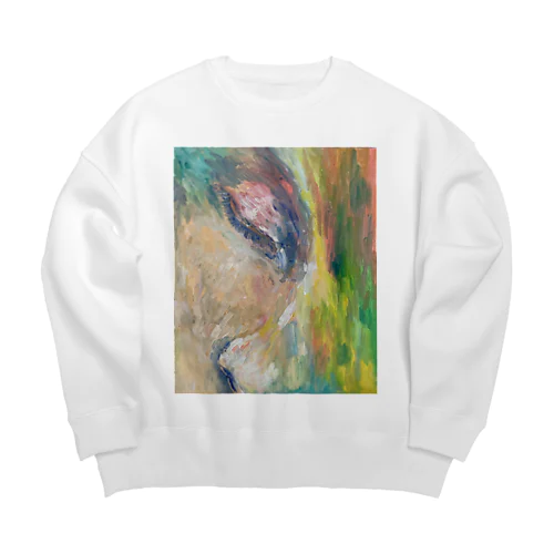 油絵「Ophelia（オフィーリア）」 Big Crew Neck Sweatshirt