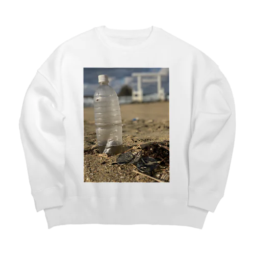 どこかの海辺 Big Crew Neck Sweatshirt