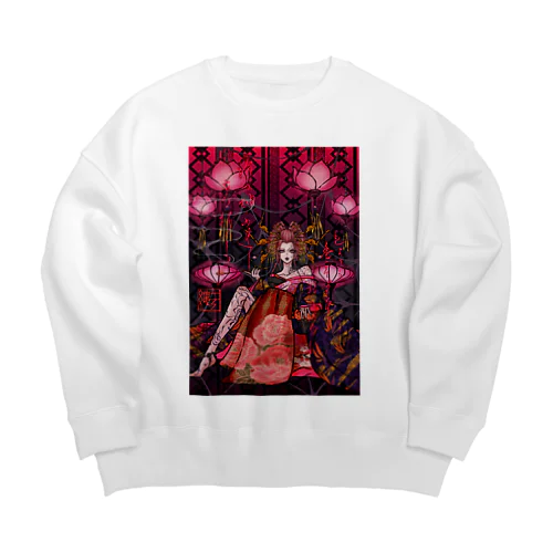 ◈蜘蛛太夫◈ Big Crew Neck Sweatshirt