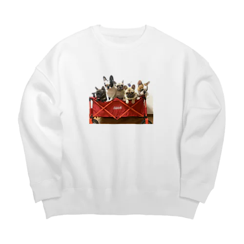 フレンチブルドッグ  Big Crew Neck Sweatshirt