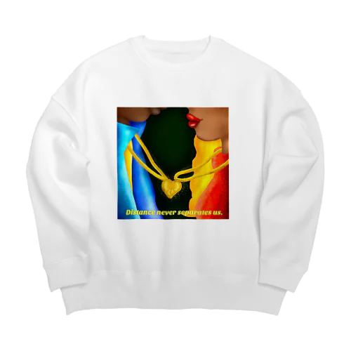 NEVER SEPARATES Big Crew Neck Sweatshirt