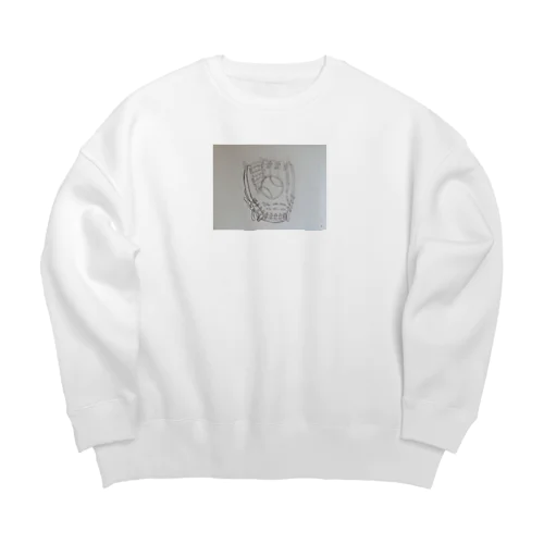 小4お絵かきグローブ Big Crew Neck Sweatshirt