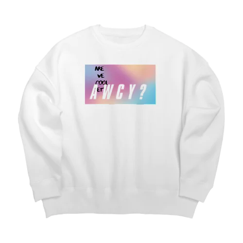 SCP財団 要注意団体 AWCY? Big Crew Neck Sweatshirt