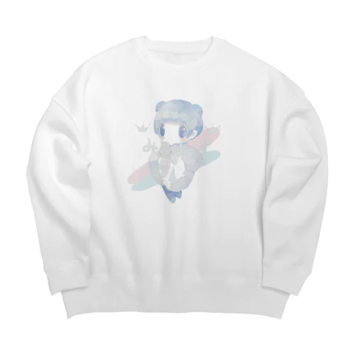 みるくじゅーす Big Crew Neck Sweatshirt