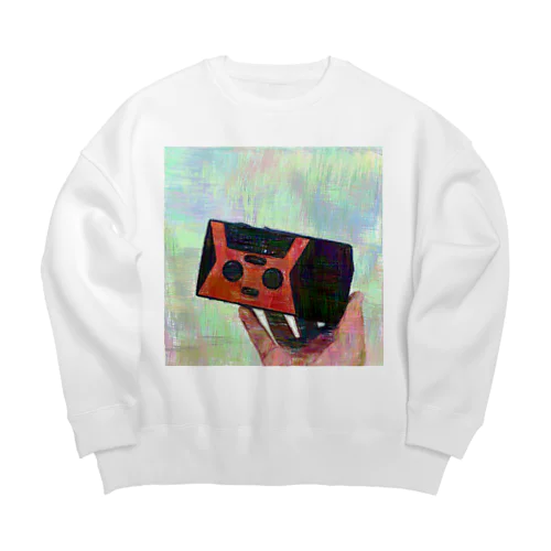 私のラジオ Big Crew Neck Sweatshirt