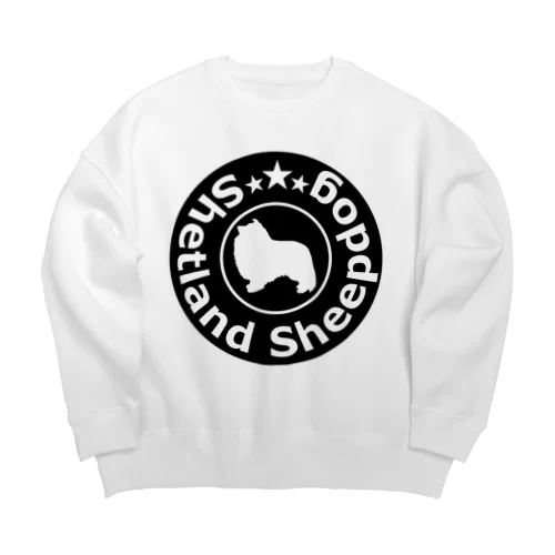 シェルティ【ロゴ風】 Big Crew Neck Sweatshirt