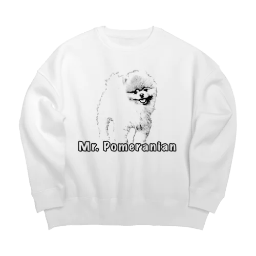 Mr.Pomeranian Big Crew Neck Sweatshirt