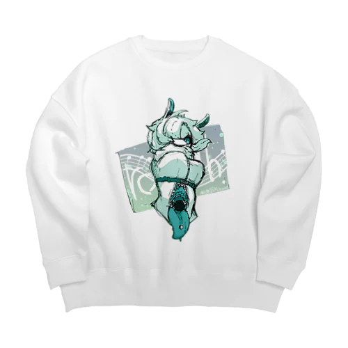 ラフ絹江 Big Crew Neck Sweatshirt