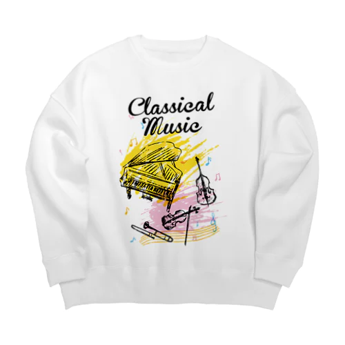 Classical Music-クラシックミュージック- Big Crew Neck Sweatshirt