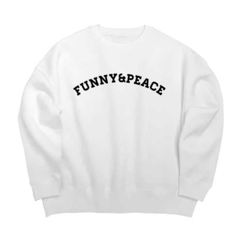 Funny&peace  Big Crew Neck Sweatshirt