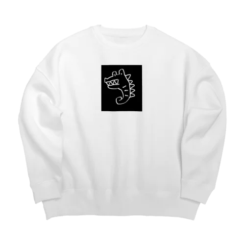 ワニノオトシゴ Big Crew Neck Sweatshirt