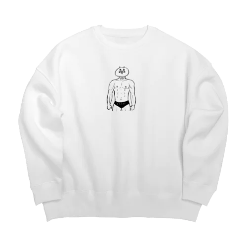 キチネコマッチョ Big Crew Neck Sweatshirt