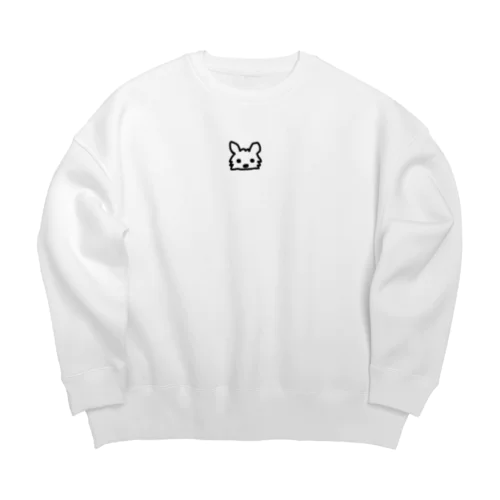 てりあ Big Crew Neck Sweatshirt