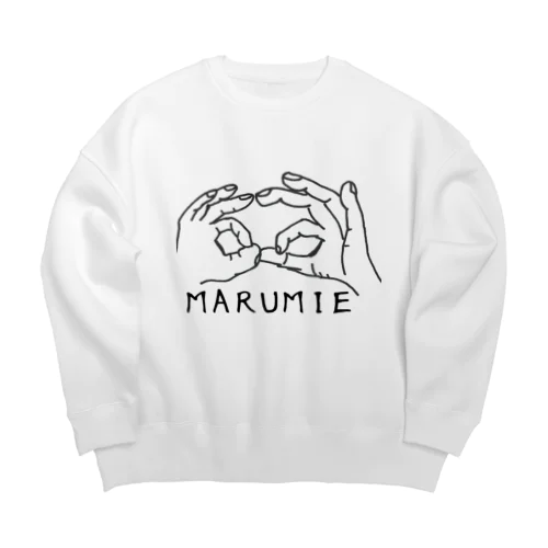 MARUMIE(ロゴのみ) ビッグシルエットスウェット