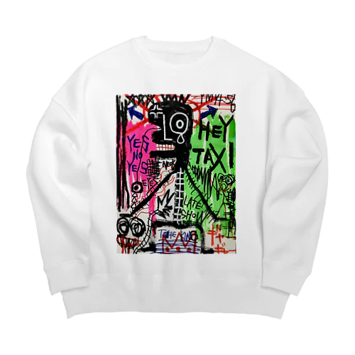 extreme scream Big Crew Neck Sweatshirt