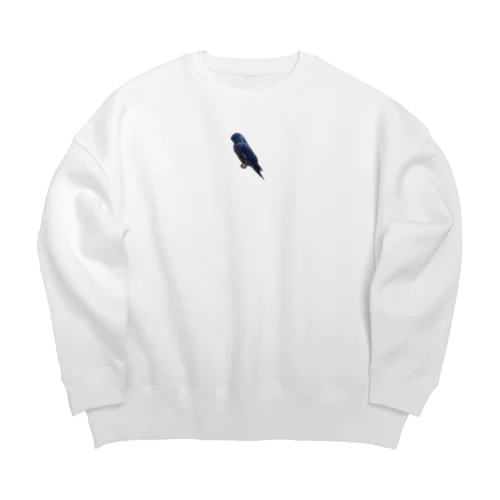 ムキムキ☆サザナミインコ　横向き Big Crew Neck Sweatshirt