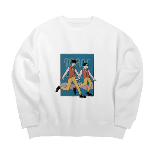 誰か Big Crew Neck Sweatshirt