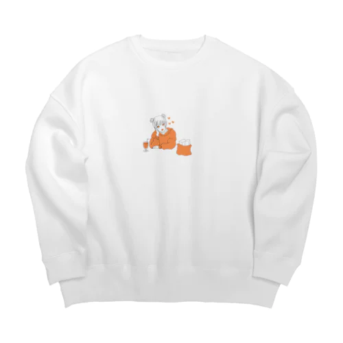 Mikan Big Crew Neck Sweatshirt