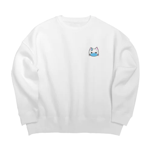 御時世ねこ Big Crew Neck Sweatshirt