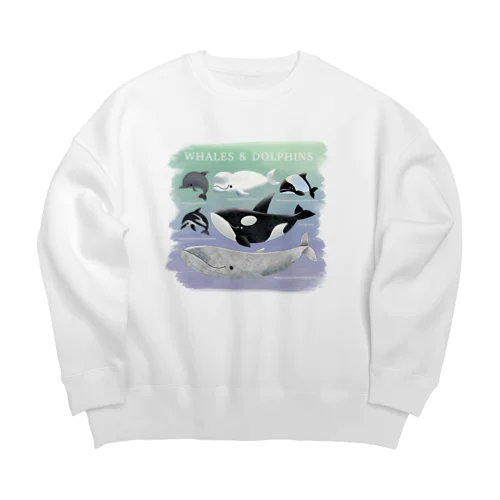 ドルフィンズ＆ホエールズ Big Crew Neck Sweatshirt