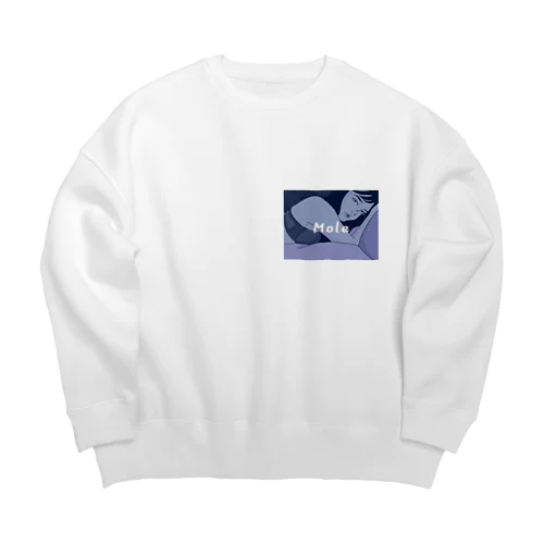 君しか知らないホクロ Big Crew Neck Sweatshirt