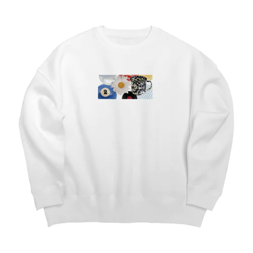 FANCY🦋 Big Crew Neck Sweatshirt